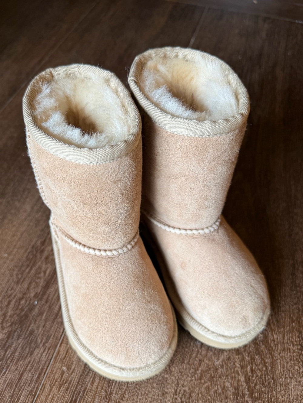 UGG Kids Chestnut Shearling Lined Boots